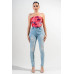 Mesh Print Top