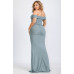Plus Off Shoulder Party Maxi Dress