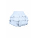 Plus Size Solid Ruffled Shorts