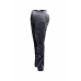 Velvet Pu Ruched Pants