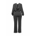 Zipper Closure Hoodie Jacket & Pants Set