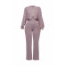 Zipper Closure Hoodie Jacket & Pants Set