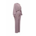 Zipper Closure Hoodie Jacket & Pants Set