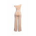 Color Contrast Detailed Off Shoulder Set