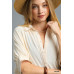 Fresh Flair Scallop Trim Blouse