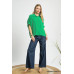 Fresh Flair Scallop Trim Blouse