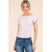 Boat Neck Striped Tee