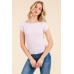 Boat Neck Striped Tee