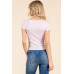 Boat Neck Striped Tee
