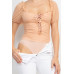 Shirred Mesh Sleeve Bodysuit