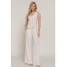 Button Closure Vest & Long Pants Set