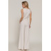 Button Closure Vest & Long Pants Set
