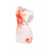 Plus Size Large Flower Printed Draped Mini Dress