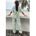 Two Piece Random Printed Short Sleeve Fit Set