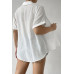 Button Down Lapel Pockets Loose Solid Shirt
