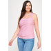 Plus Halter Tie Crinkle Knit Top