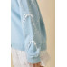 Hand Sewn Satin Ribbon Detail On Sleeve Cardigan