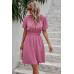 Two Pieces Solid Basic Elastic Round Neck Sets