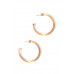 Open Hoop Earring - Designer Style - CC-39468