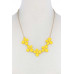 Flower Necklace - Designer Style - CC-40412