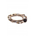 Triple Simple Multi Bead Link Oval Bracelet - Designer Style - CC-51952