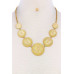 Lion Head Round Linked Necklace - CC-52087
