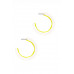 Chic Transparent Hoop Earring - Designer Style - CC-52107