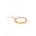 Pearl Point Multi Layered Linked Bracelet - CC-52112