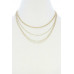 4 Layer Alloy Necklace - CC-53039