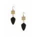 Style Marbling Stone Dangle Earring - Designer Style - CC-54053