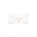 Crystal-studded Snake Charm Necklace - CC-54262