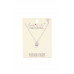 Dainty Crystal-studded Skull Necklace - CC-54267