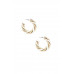Twisted Open Round Earring - CC-54273