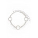 Crystal Embellished Circle 2 Line Chain Belt - CC-54889