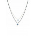 Seed Bead Evil Eye Pendant Layered Necklace - Designer Style - CC-55024