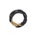 Alloy Rubber Disc Bead Stretch Multi Bracelet 5 Pc Set - CC-55041