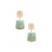Acetate Resin Square Drop Earring - Designer Style - CC-55250