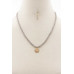 Happy Face Charm Beaded Necklace - Designer Style - CC-55709