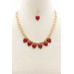 Heart Ball Bead Necklace - Designer Style - CC-55920