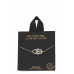 Gold Rhodium Dipped Hamsa Pendant Bracelet  - Designer Style - CC-56156