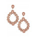 Chunky Teardrop Dangle Earring - Designer Style - CC-56171