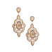 Teardrop Crystal-studded Dangle Earring - CC-56172