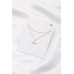 Eye Charm Layered Necklace - Designer Style - CC-56543