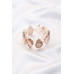 Teardrop Crystal Bracelet - Designer Style - CC-56553