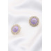 Double Round Round Alloy Earring - CC-56562