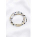 3 Row Glass Bead Stretch Bracelet - Designer Style - CC-56725