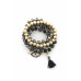 Evil Eye Bead Tassel Bracelet Set - Designer Style - CC-56886
