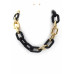 Oval Link Necklace - Designer Style - CC-57348