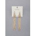 Sodajo Crystal Alloy Linked Dangle Earring - CC-57350