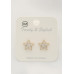 Crystal Star Post Earring - Designer Style - CC-57504